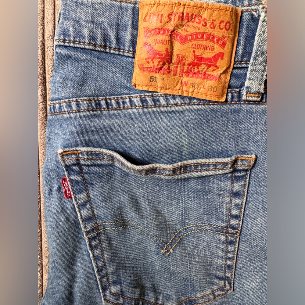 Levi’s Jean - Natural color - Style: 511 - size 30-30